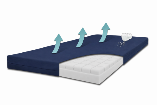 Materac piankowy przeciwodleżynowy GOFER