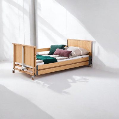 Łóżko rehabilitacyjne Low Entry - bezpieczne niskie łóżko